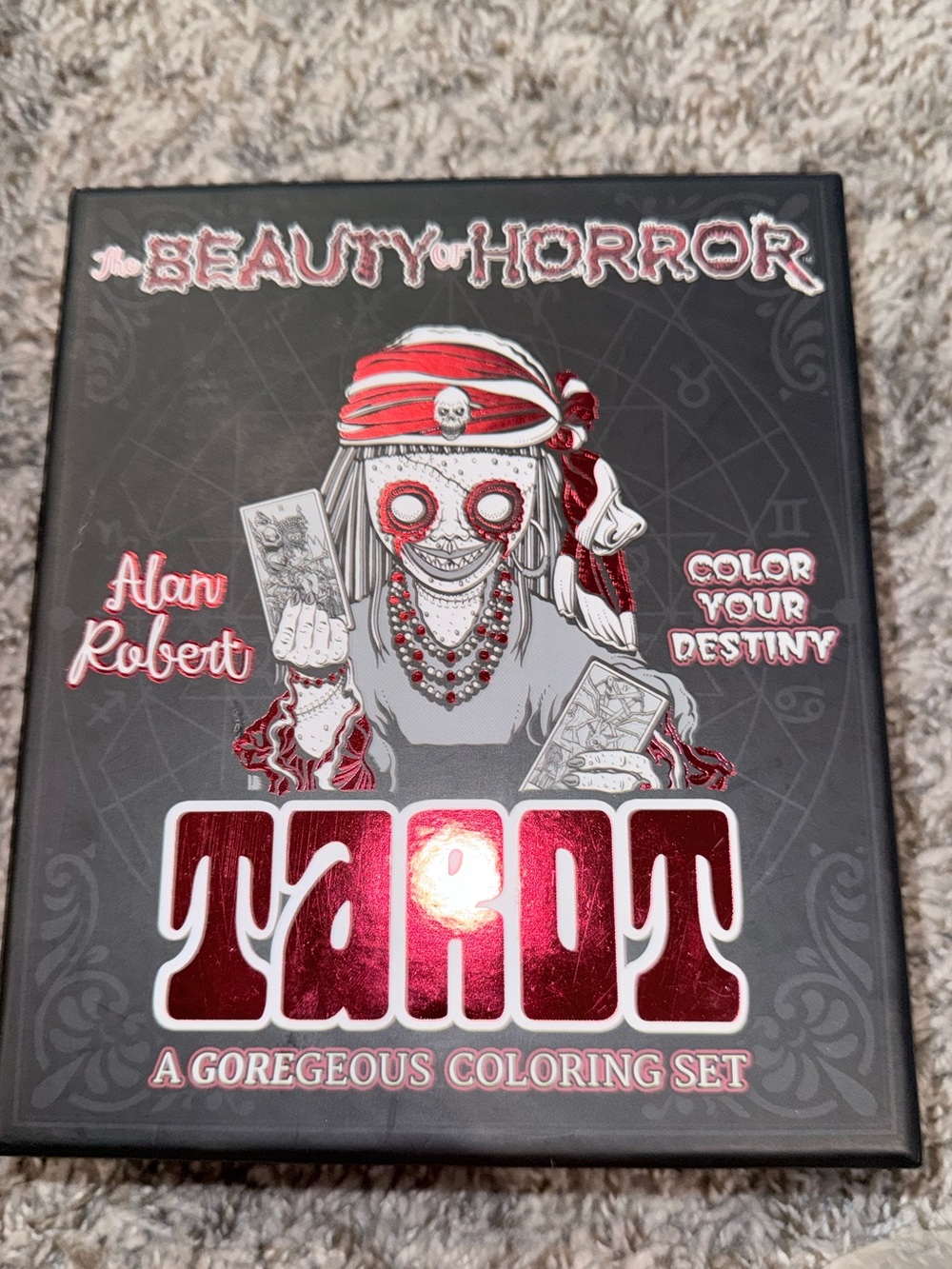 Beauty of Horror Tarot Card Set Alan Robert Color Your Destiny Complete Deck